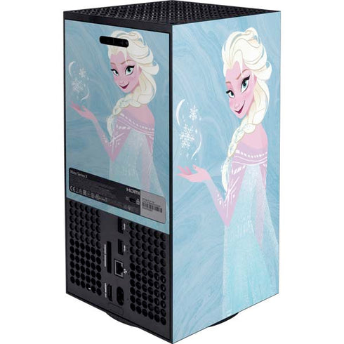 Disney Frozen Ice Blue Elsa Art Xbox Series X Bundle Skin