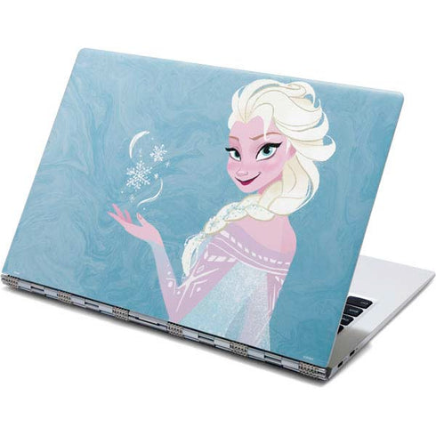 Disney Frozen Ice Blue Elsa Art Yoga 910 2-in-1 14in Touch-Screen Skin