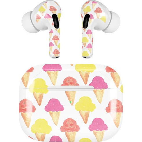 Bouffants and Broken Hearts Ice Cream Apple AirPods Pro Skin