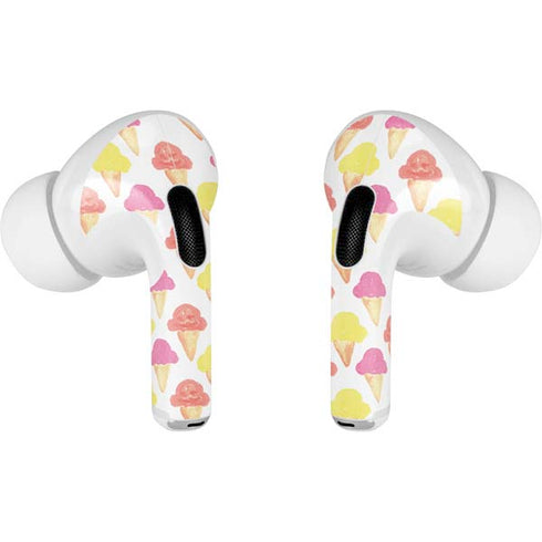 Bouffants and Broken Hearts Ice Cream Apple AirPods Pro Skin
