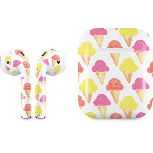 Bouffants and Broken Hearts Ice Cream Apple AirPods Skin