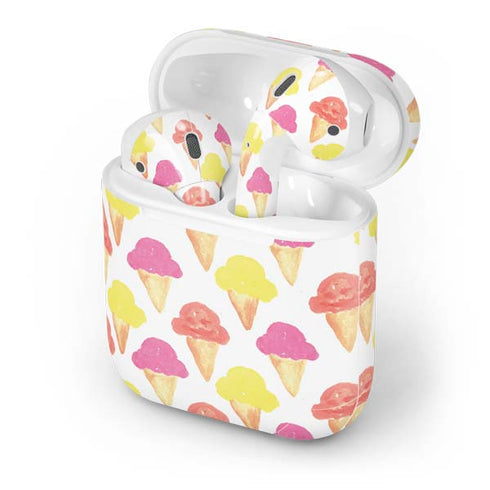 Bouffants and Broken Hearts Ice Cream Apple AirPods Skin