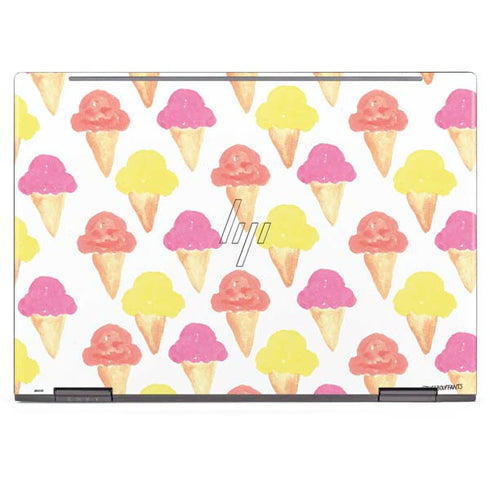 Bouffants and Broken Hearts Ice Cream HP Envy Skin