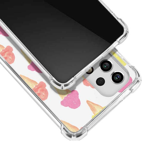 Bouffants and Broken Hearts Ice Cream Galaxy A53 5G Clear Case