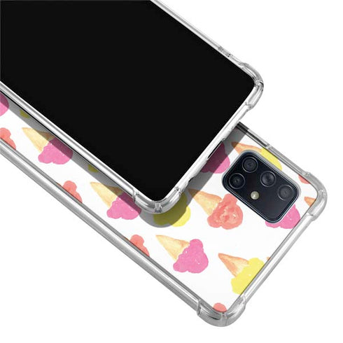Bouffants and Broken Hearts Ice Cream Galaxy A71 5G Clear Case