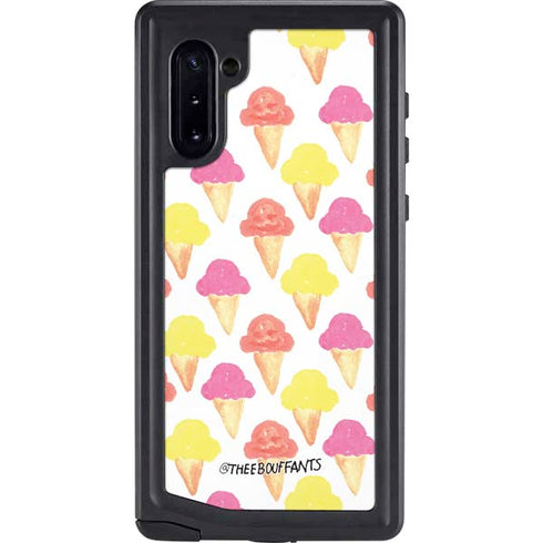 Bouffants and Broken Hearts Ice Cream Galaxy Note 10 Waterproof Case