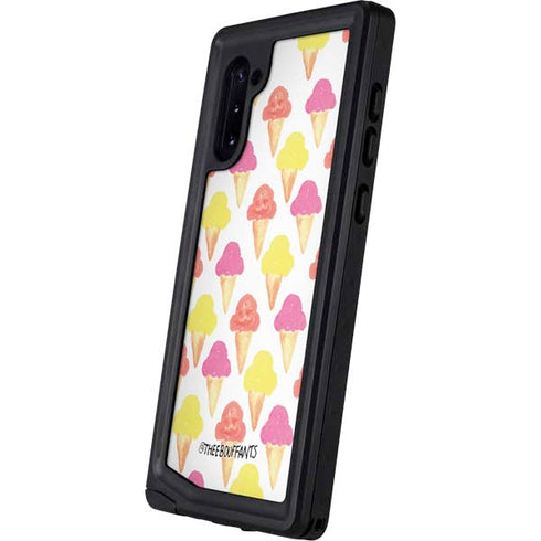 Bouffants and Broken Hearts Ice Cream Galaxy Note 10 Waterproof Case
