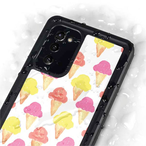 Bouffants and Broken Hearts Ice Cream Galaxy Note20 5G Waterproof Case