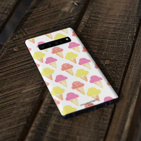 Bouffants and Broken Hearts Ice Cream Galaxy S10 Skin