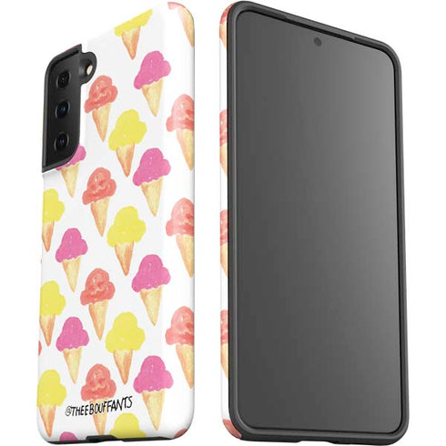 Bouffants and Broken Hearts Ice Cream Galaxy S21 FE Pro Case