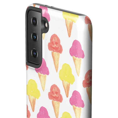 Bouffants and Broken Hearts Ice Cream Galaxy S21 Plus 5G Pro Case