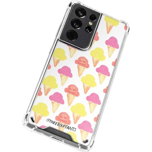 Bouffants and Broken Hearts Ice Cream Galaxy S21 Ultra 5G Clear Case
