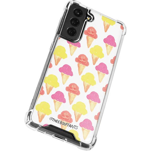 Bouffants and Broken Hearts Ice Cream Galaxy S22 Clear Case