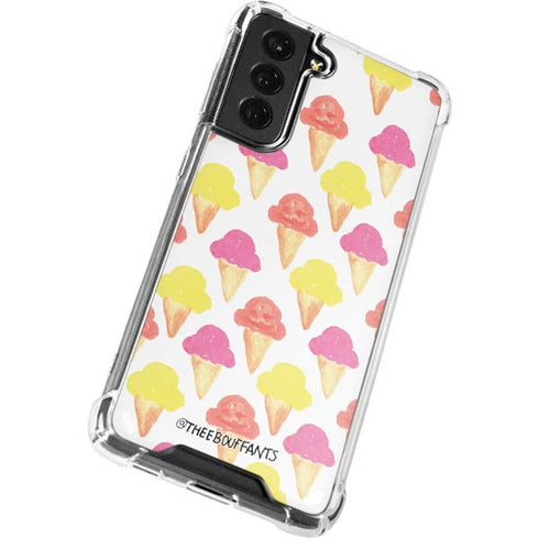 Bouffants and Broken Hearts Ice Cream Galaxy S22 Plus Clear Case