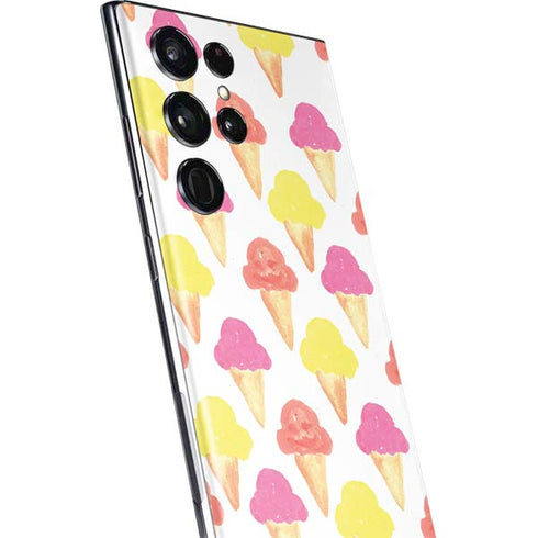 Bouffants and Broken Hearts Ice Cream Galaxy S22 Ultra Skin