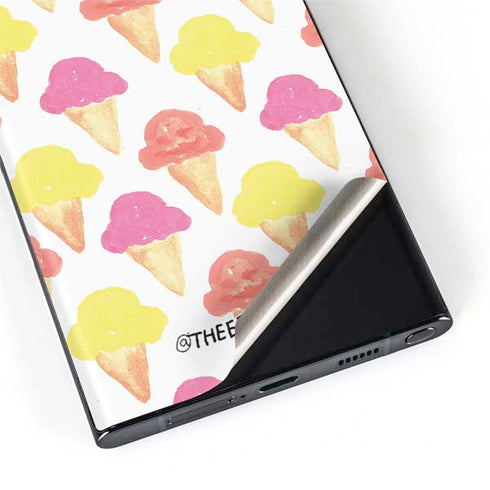 Bouffants and Broken Hearts Ice Cream Galaxy S22 Ultra Skin