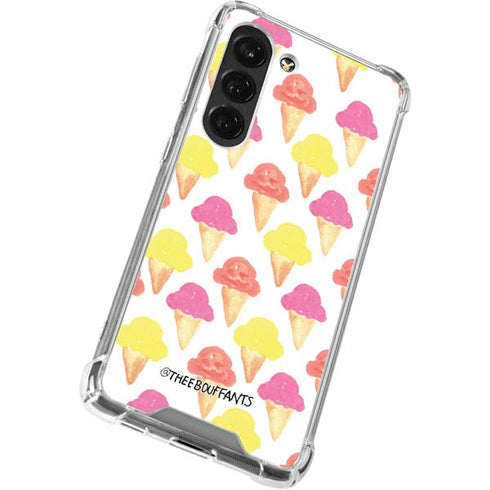 Bouffants and Broken Hearts Ice Cream Galaxy S23 Clear Case
