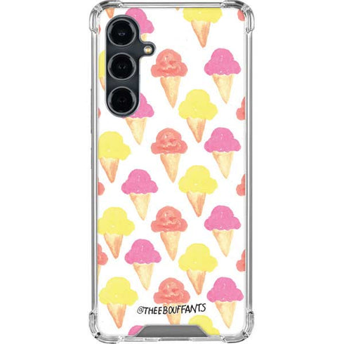 Bouffants and Broken Hearts Ice Cream Galaxy S23 FE Clear Case