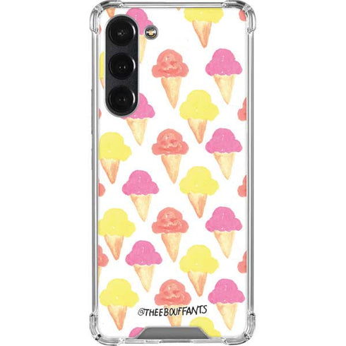 Bouffants and Broken Hearts Ice Cream Galaxy S23 Plus Clear Case