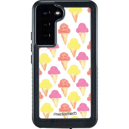 Bouffants and Broken Hearts Ice Cream Galaxy S23 Plus Waterproof Case