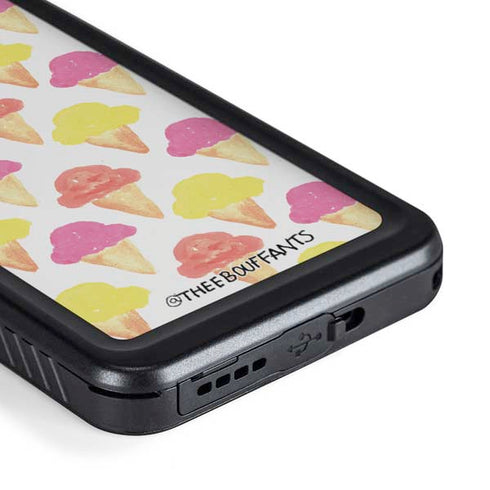 Bouffants and Broken Hearts Ice Cream Galaxy S23 Plus Waterproof Case