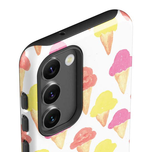 Bouffants and Broken Hearts Ice Cream Galaxy S23 Pro Case
