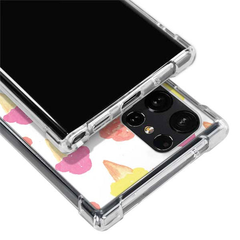 Bouffants and Broken Hearts Ice Cream Galaxy S24 Ultra Clear Case