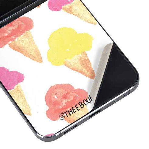 Bouffants and Broken Hearts Ice Cream Galaxy Z Flip5 5G Skin