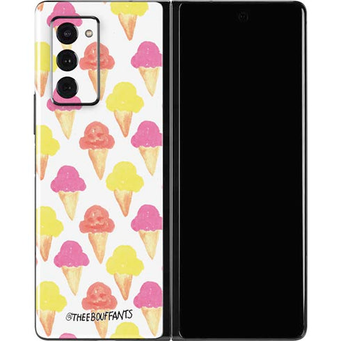 Bouffants and Broken Hearts Ice Cream Galaxy Z Fold2 5G Skin