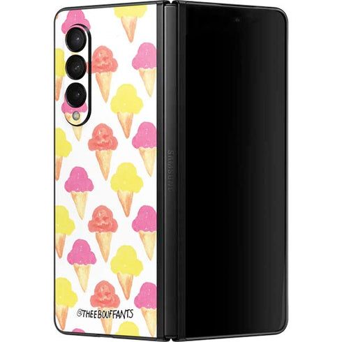 Bouffants and Broken Hearts Ice Cream Galaxy Z Fold3 5G Skin
