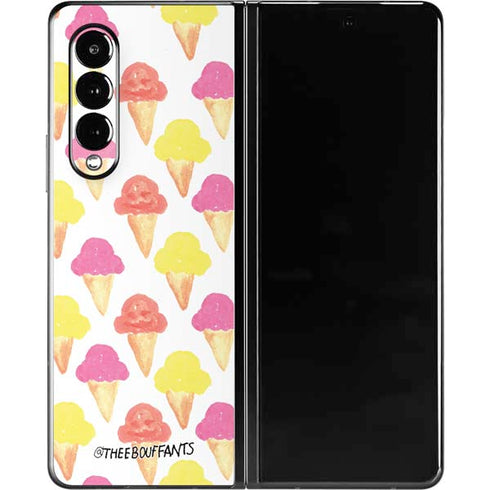 Bouffants and Broken Hearts Ice Cream Galaxy Z Fold3 5G Skin