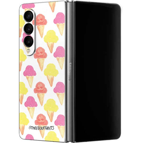 Bouffants and Broken Hearts Ice Cream Galaxy Z Fold4 5G Skin