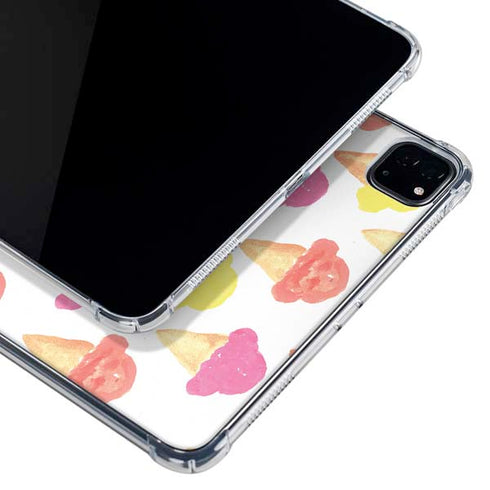 Bouffants and Broken Hearts Ice Cream iPad Pro 12.9in (2020) Clear Case