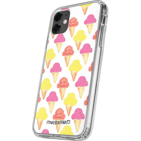 Bouffants and Broken Hearts Ice Cream iPhone 11 Clear Case