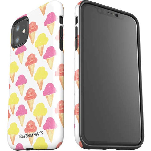 Bouffants and Broken Hearts Ice Cream iPhone 11 Impact Case