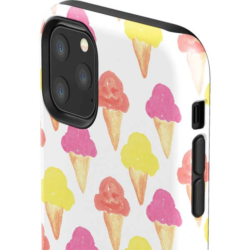 Bouffants and Broken Hearts Ice Cream iPhone 11 Pro Max Impact Case