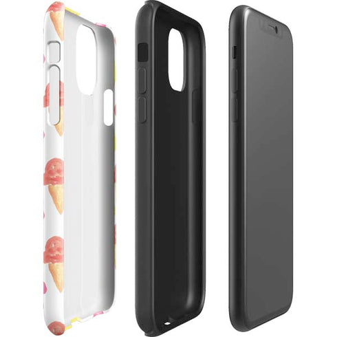 Bouffants and Broken Hearts Ice Cream iPhone 11 Pro Max Impact Case