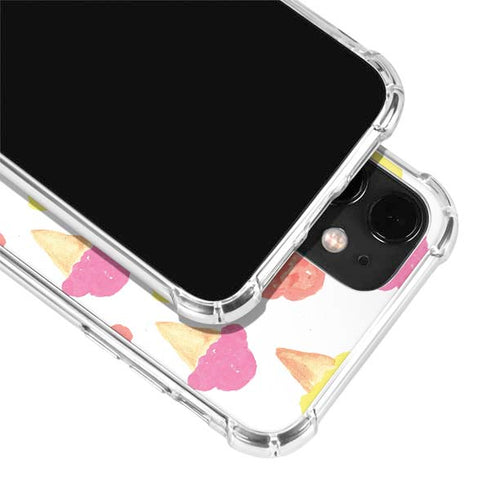 Bouffants and Broken Hearts Ice Cream iPhone 12 Clear Case