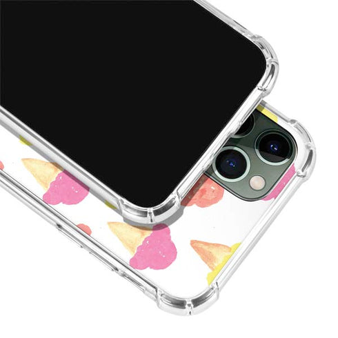 Bouffants and Broken Hearts Ice Cream iPhone 12 Pro Max Clear Case