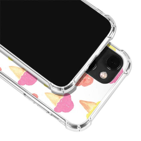 Bouffants and Broken Hearts Ice Cream iPhone 13 Mini Clear Case