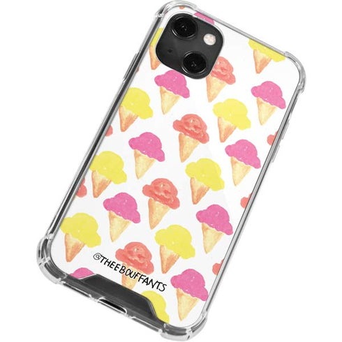 Bouffants and Broken Hearts Ice Cream iPhone 13 Mini Clear Case