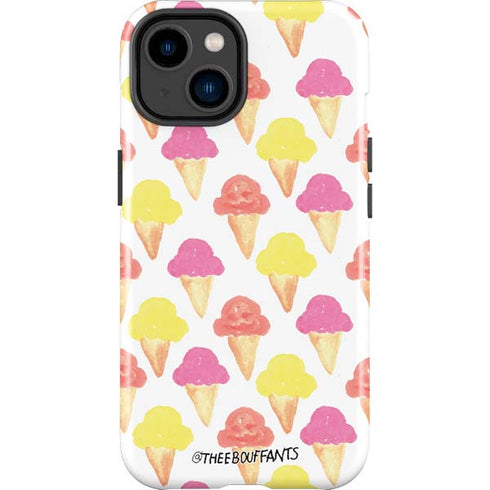 Bouffants and Broken Hearts Ice Cream iPhone 15 Plus Impact Case