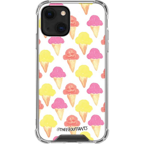 Bouffants and Broken Hearts Ice Cream iPhone 14 Plus Clear Case