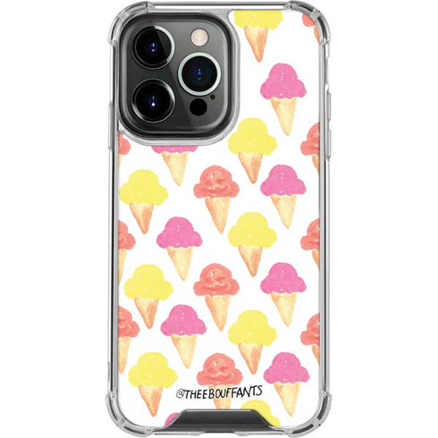 Bouffants and Broken Hearts Ice Cream iPhone 15 Pro Clear Case