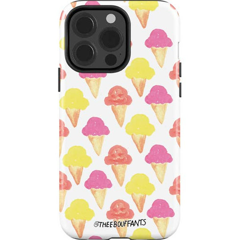 Bouffants and Broken Hearts Ice Cream iPhone 14 Pro Impact Case