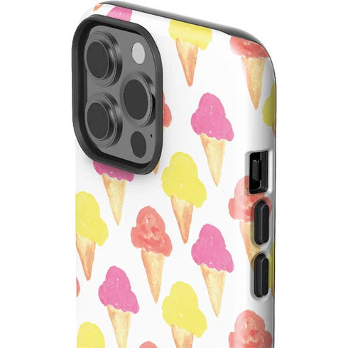 Bouffants and Broken Hearts Ice Cream iPhone 15 Pro Max Impact Case