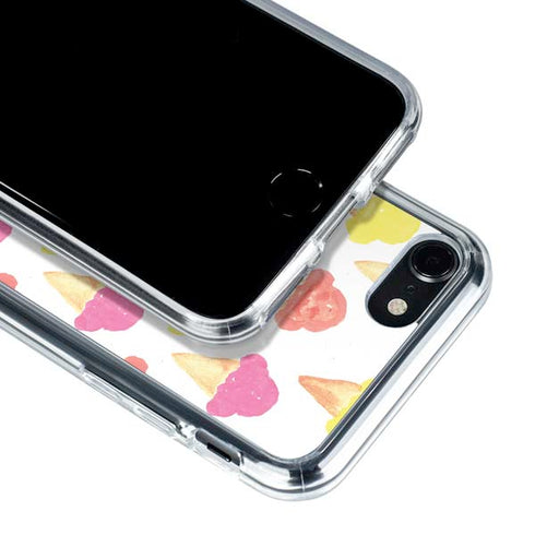 Bouffants and Broken Hearts Ice Cream iPhone SE (2nd & 3rd Gen) Clear Case