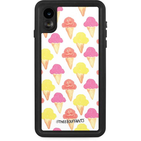 Bouffants and Broken Hearts Ice Cream iPhone XR Waterproof Case