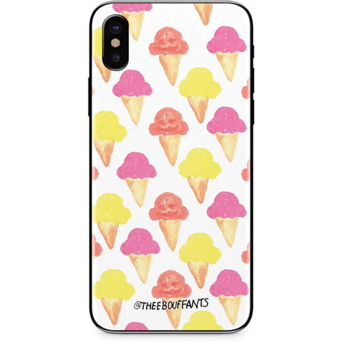 Bouffants and Broken Hearts Ice Cream iPhone XS Skin