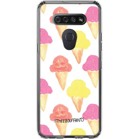 Bouffants and Broken Hearts Ice Cream LG K51/Q51 Clear Case